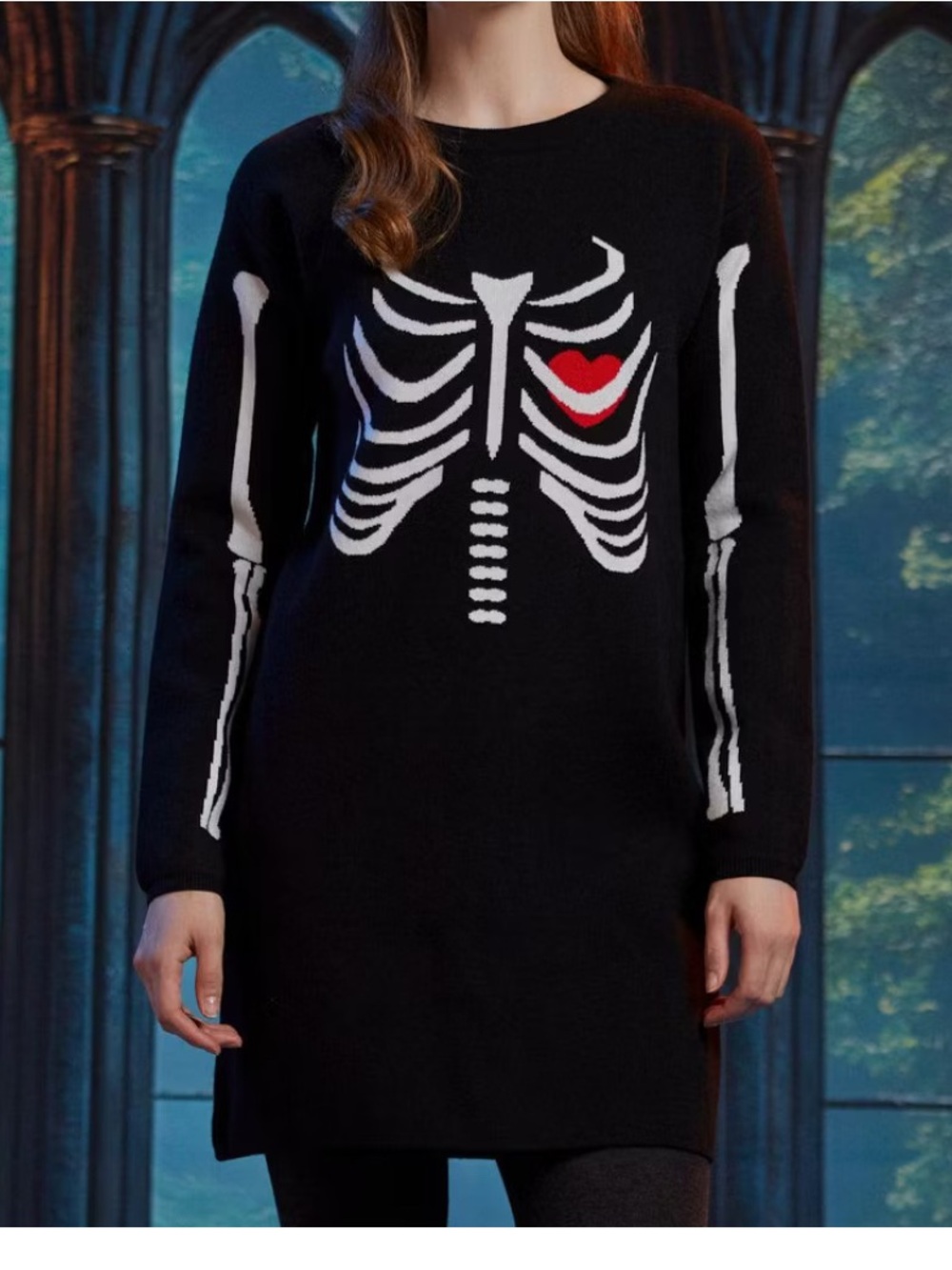 The Love Remains Sweater Dress Black XL